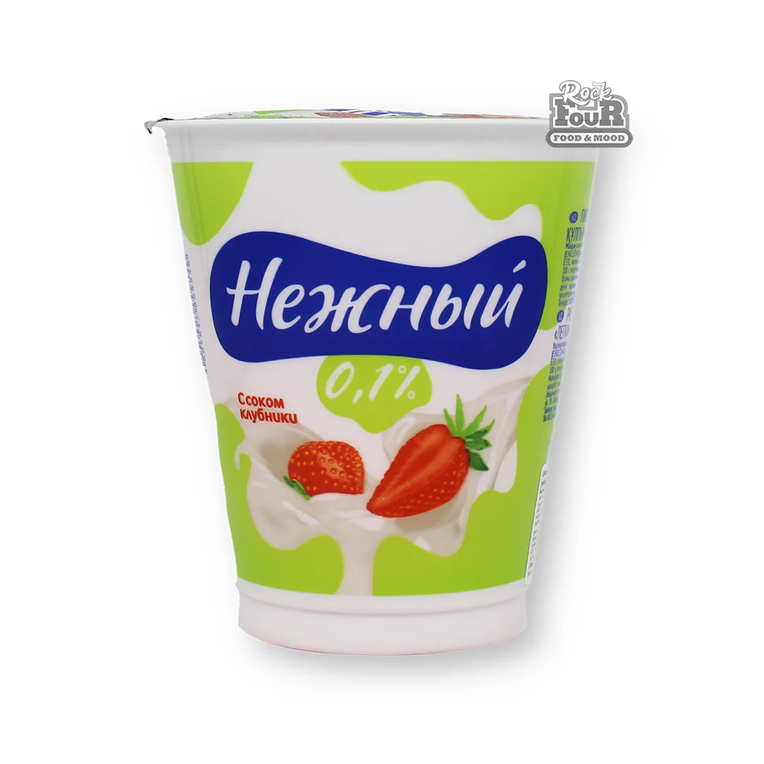 Յոգուրտ «Нежный» ելակի հյութով 1.2% 320գ